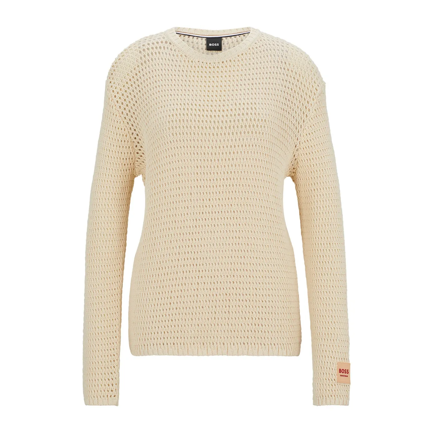 BOSS Equestrian Malin Knitted Jumper - Stone