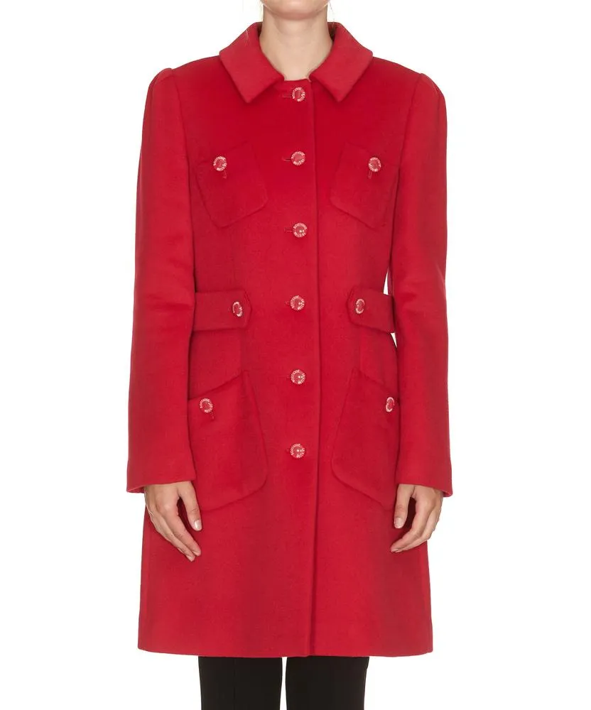 Boutique Moschino Button-Up Coat