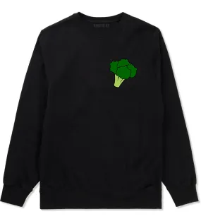 Broccoli Vegan Chest Mens Crewneck Sweatshirt