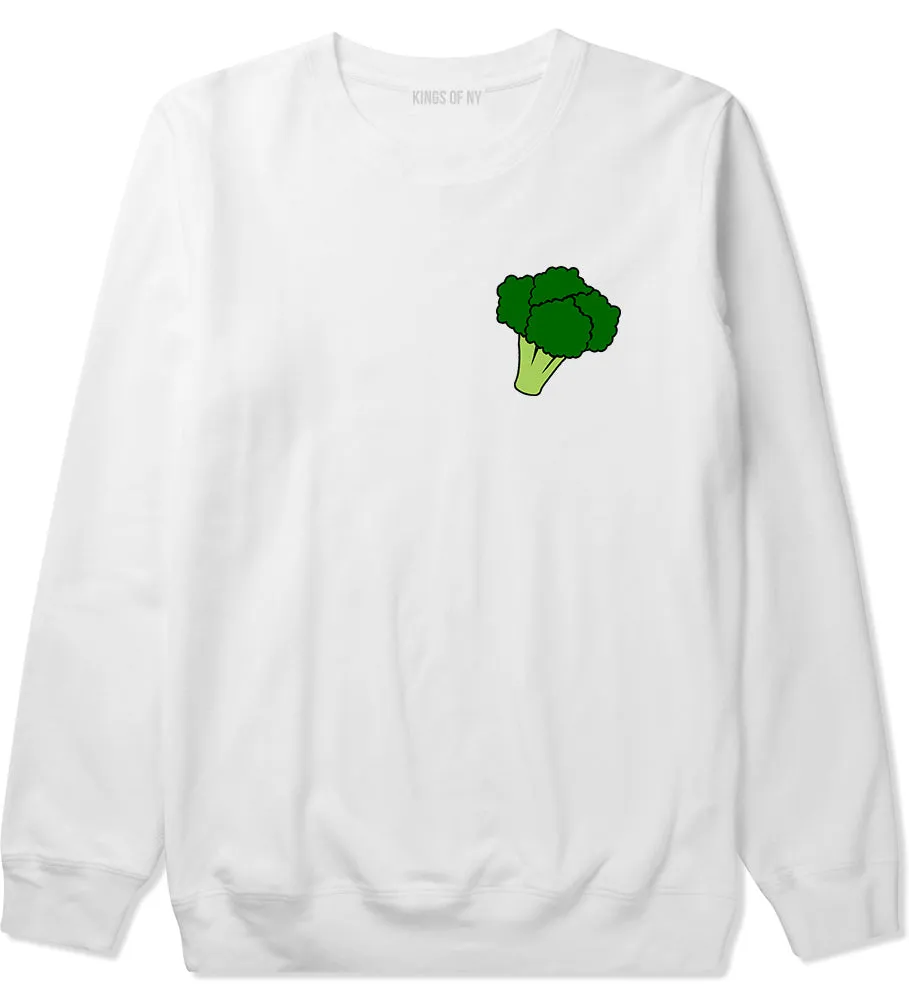 Broccoli Vegan Chest Mens Crewneck Sweatshirt