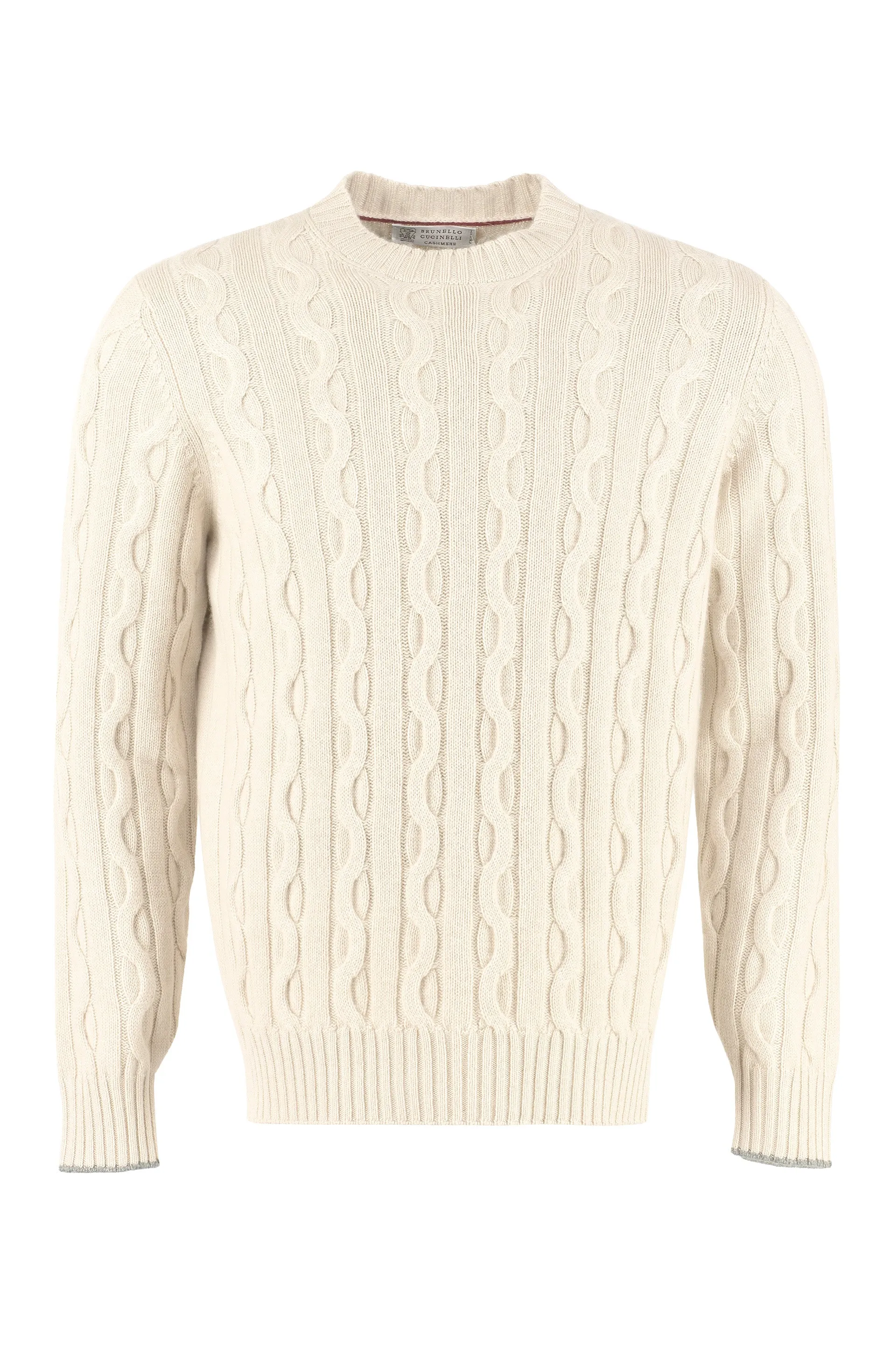 Brunello Cucinelli Cable-Knit Crewneck Jumper