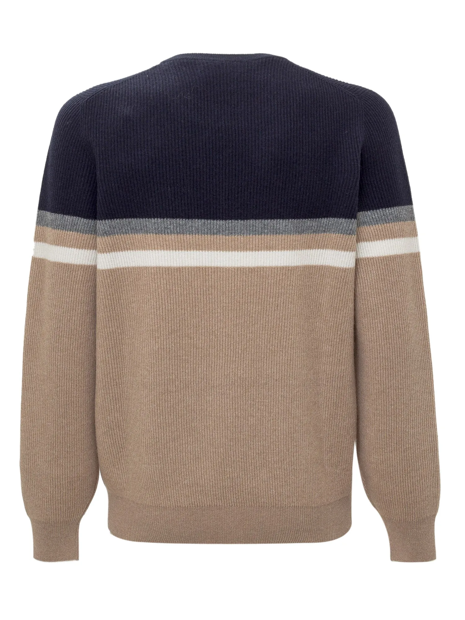 Brunello Cucinelli Colour Block Crewneck Jumper