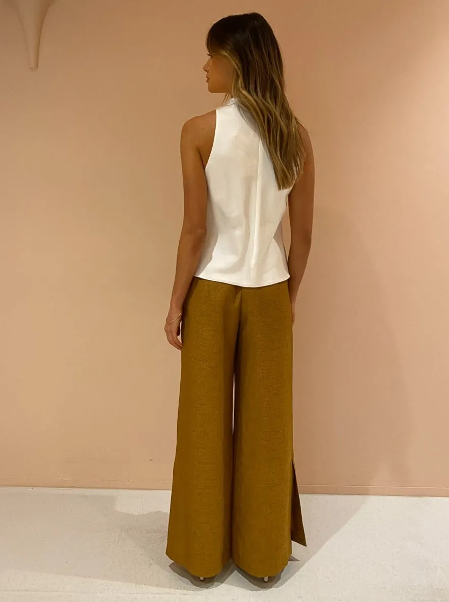 Camilla and Marc Eli Pants in Mustard