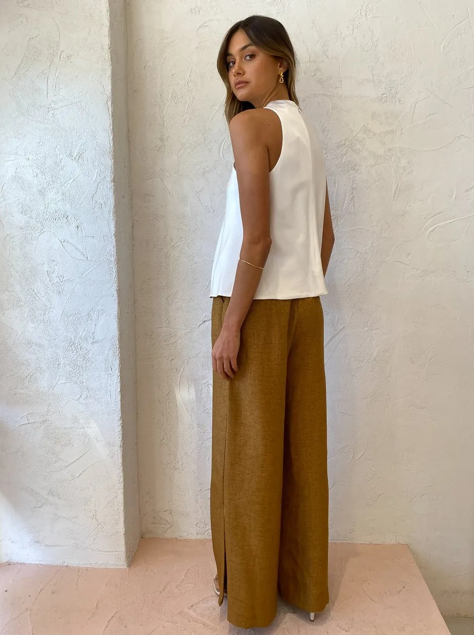 Camilla and Marc Eli Pants in Mustard