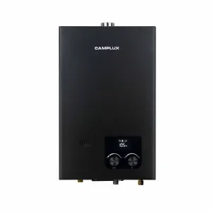 Camplux 10L High Capacity Indoor Tankless Water Heater - Black