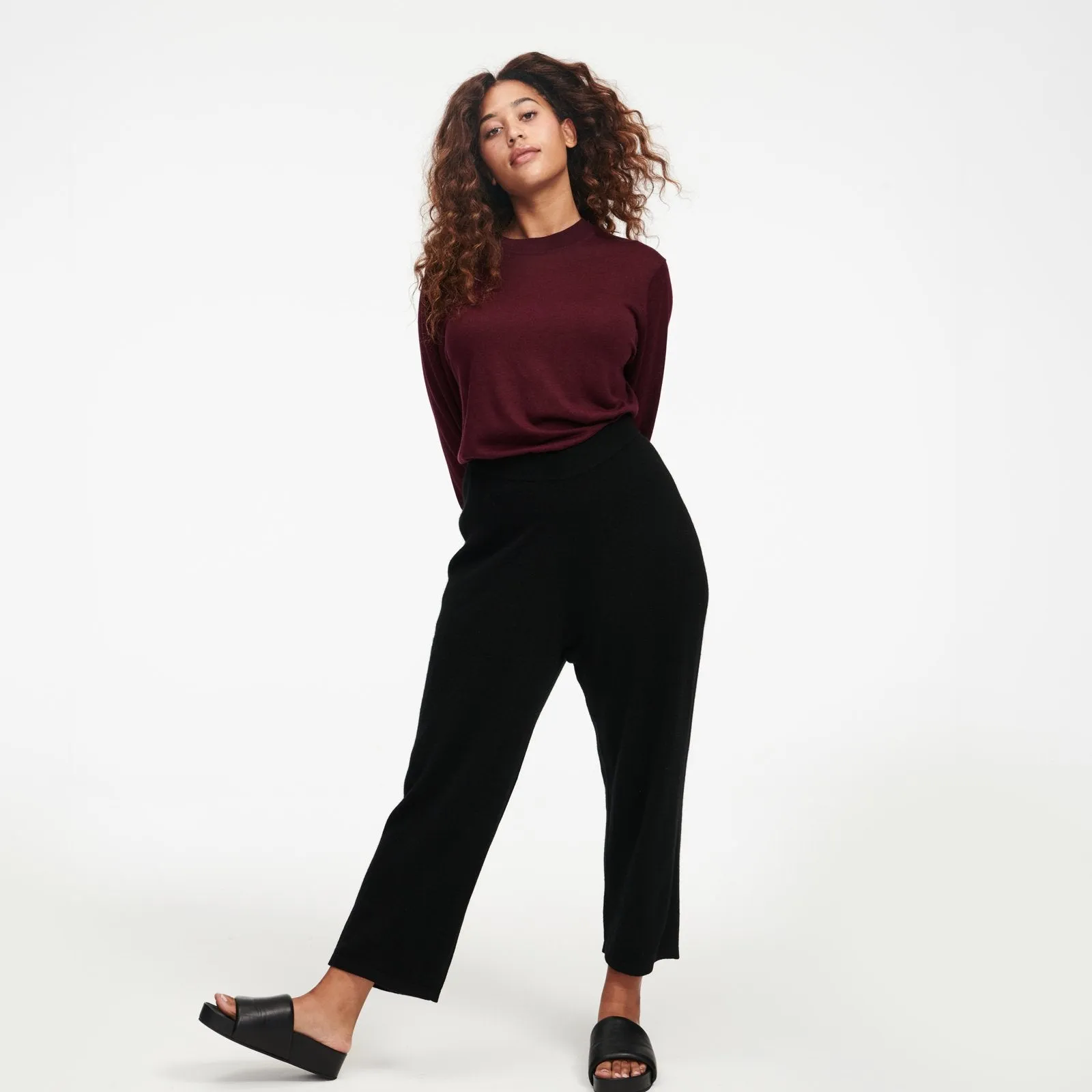 Cashmere Cropped Pant