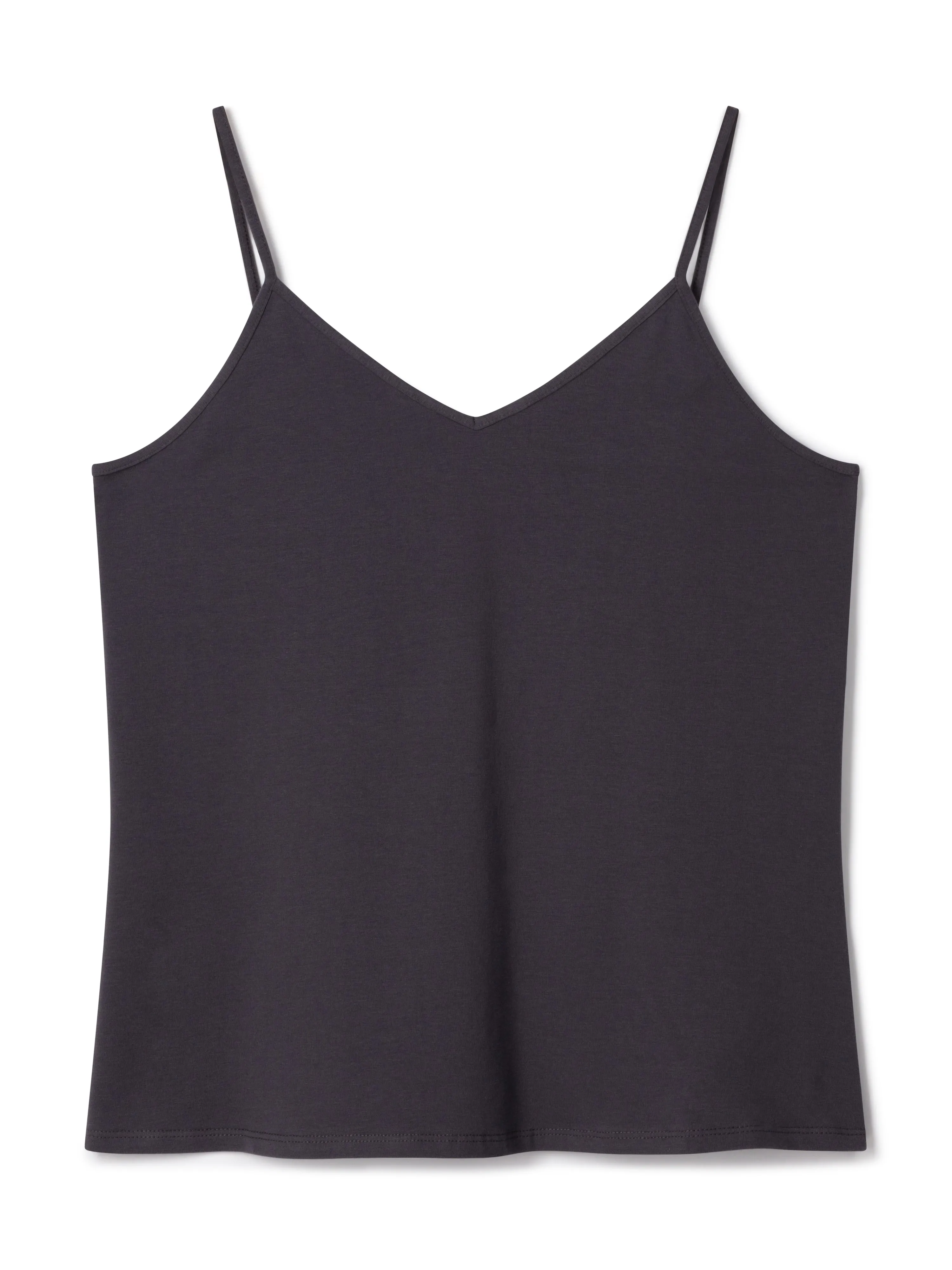 Chalk Lauren Vest Top - Charcoal