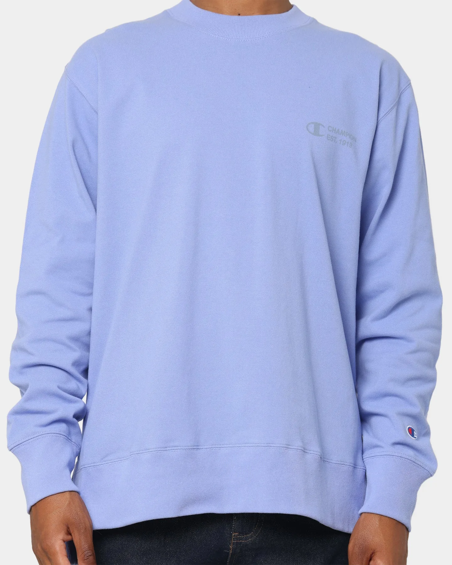 Champion RB Pique Crew Charming Blue