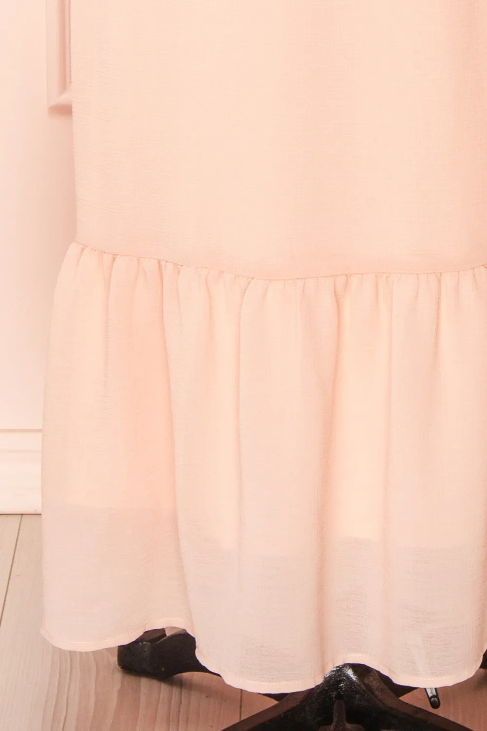 Charly Pink | Maxi Dress w/ Ruffles