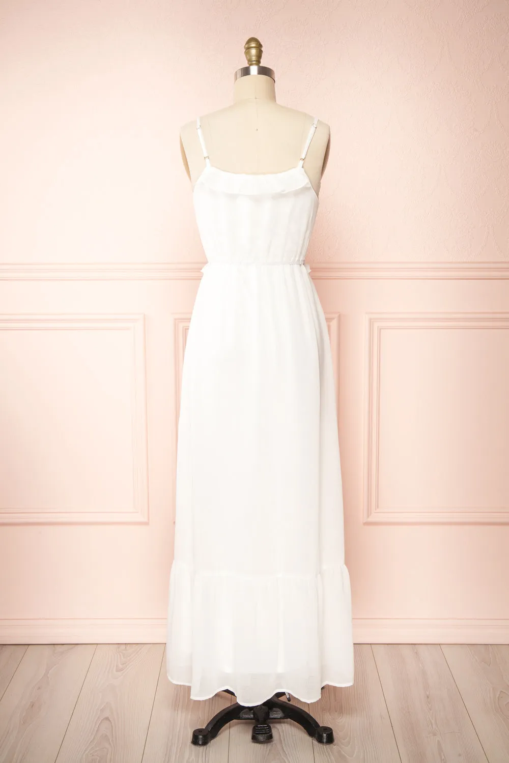 Charly White | Maxi Dress w/ Ruffles