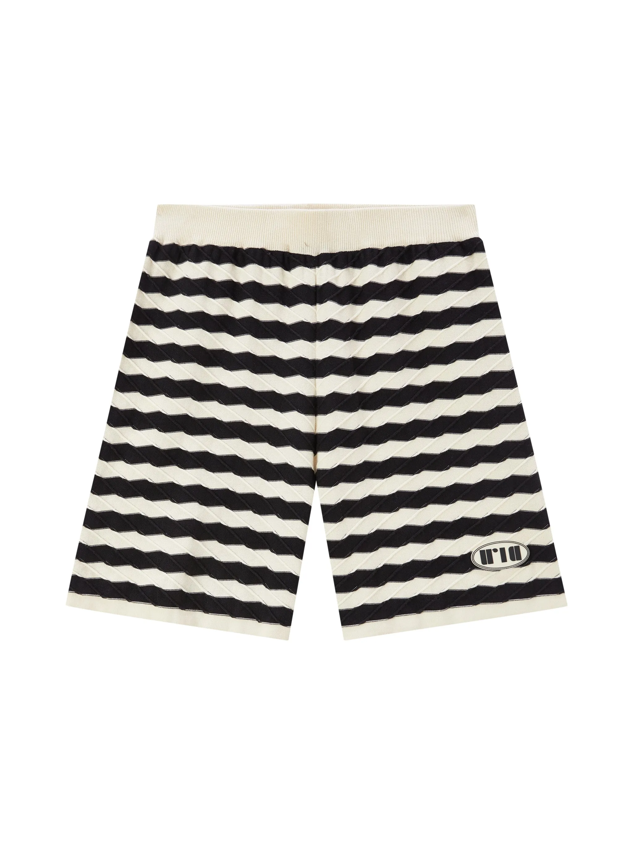 Chevron Black and White Shorts