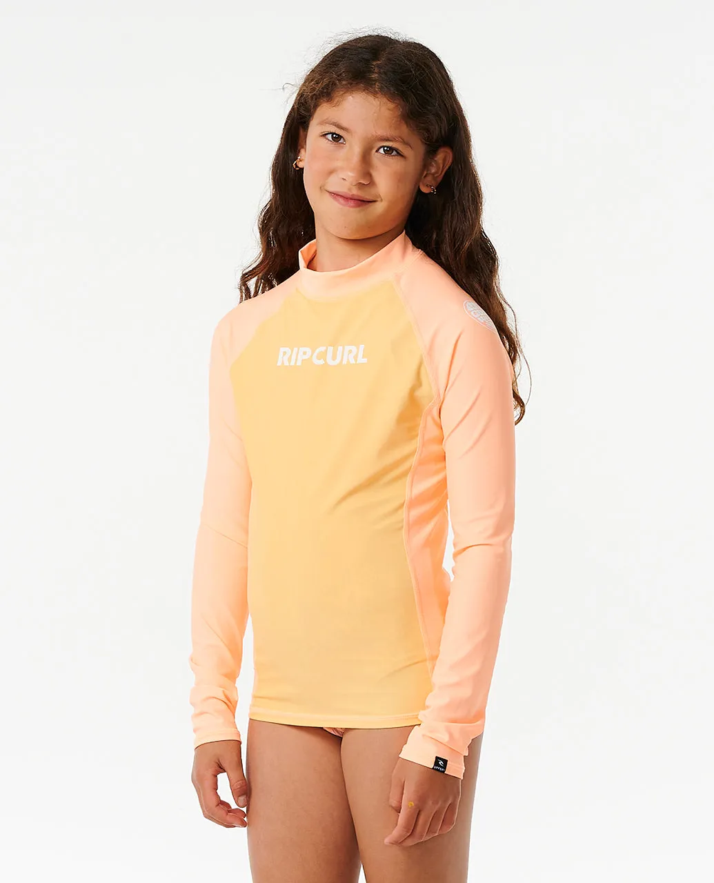 CLASSIC SURF LONG SLEEVE RASH VEST - GIRL (AGES 12, 14 & 16)