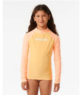 CLASSIC SURF LONG SLEEVE RASH VEST - GIRL (AGES 12, 14 & 16)