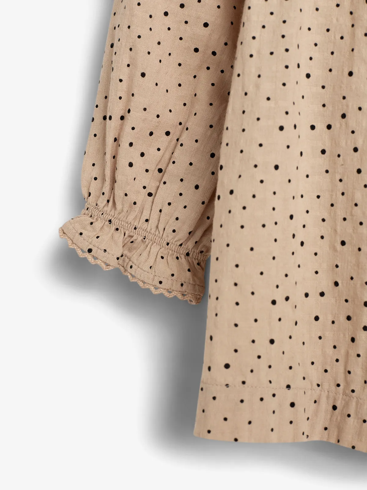 Cotton Tunic w. Micro Dots - Little - Moonlight