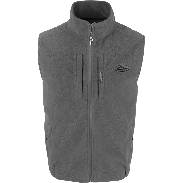 Drake MST Solid Windproof Layering Vest- Charcoal