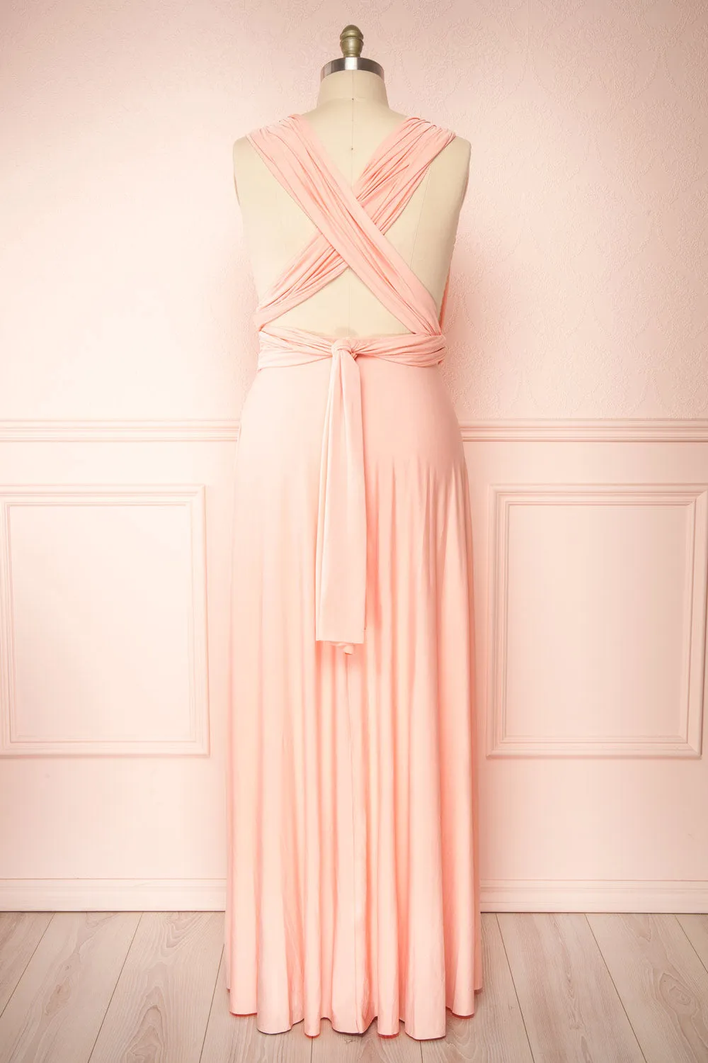 Elatia Blush | Pink Convertible Dress