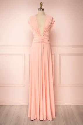 Elatia Blush | Pink Convertible Dress