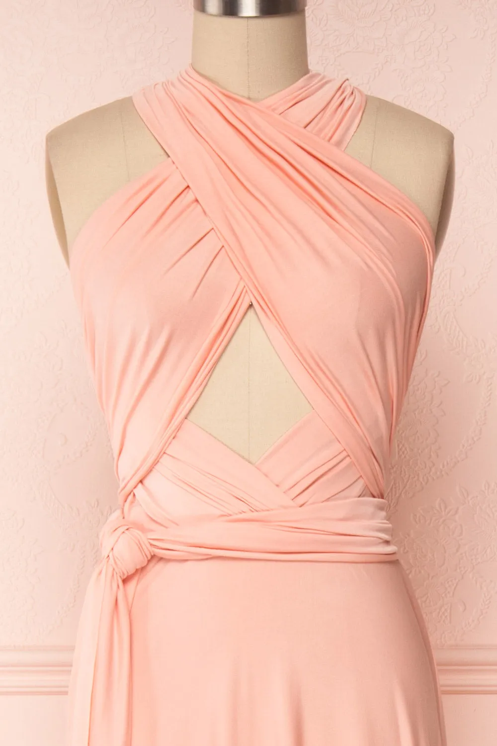 Elatia Blush | Pink Convertible Dress