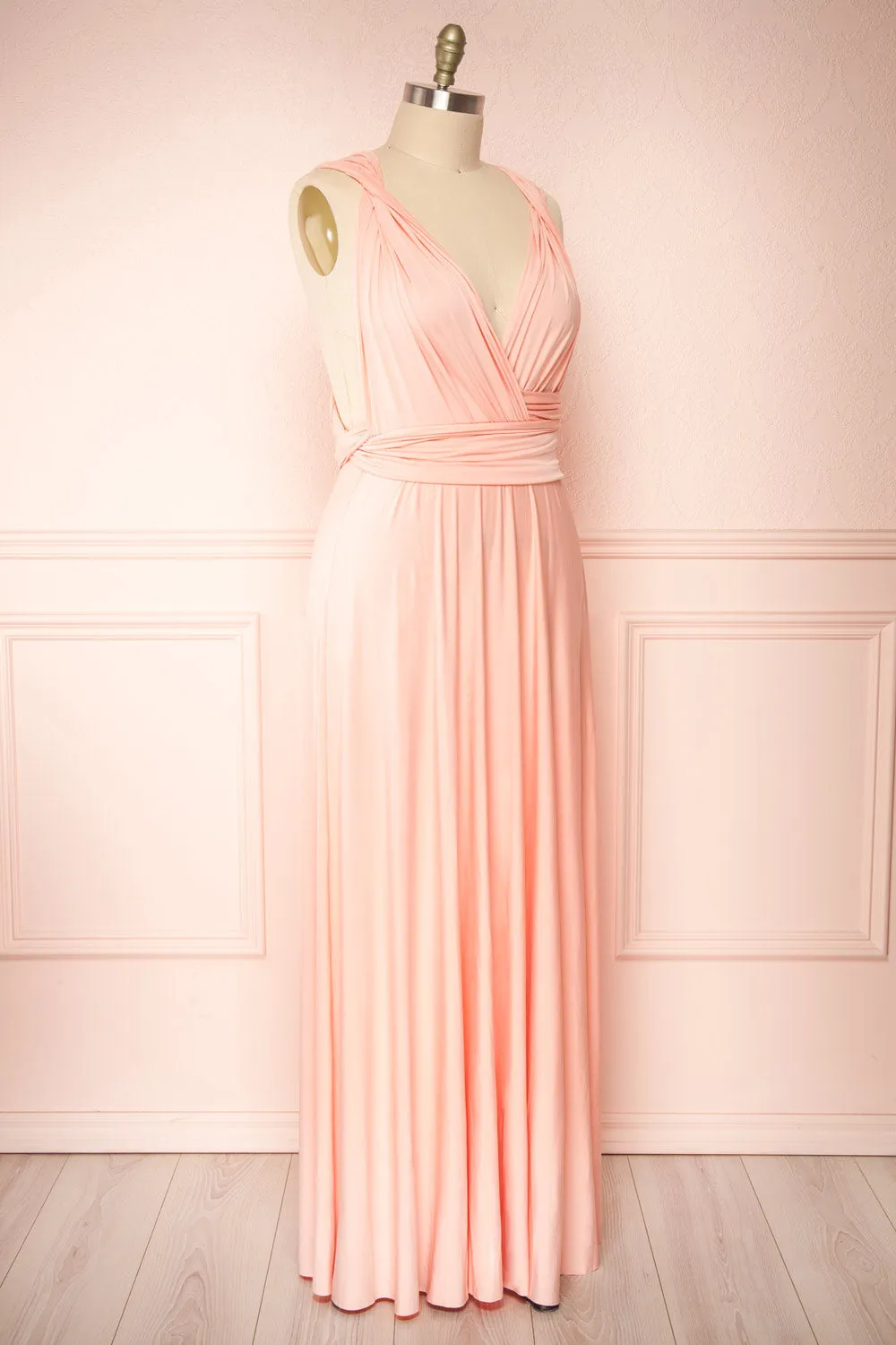 Elatia Blush | Pink Convertible Dress