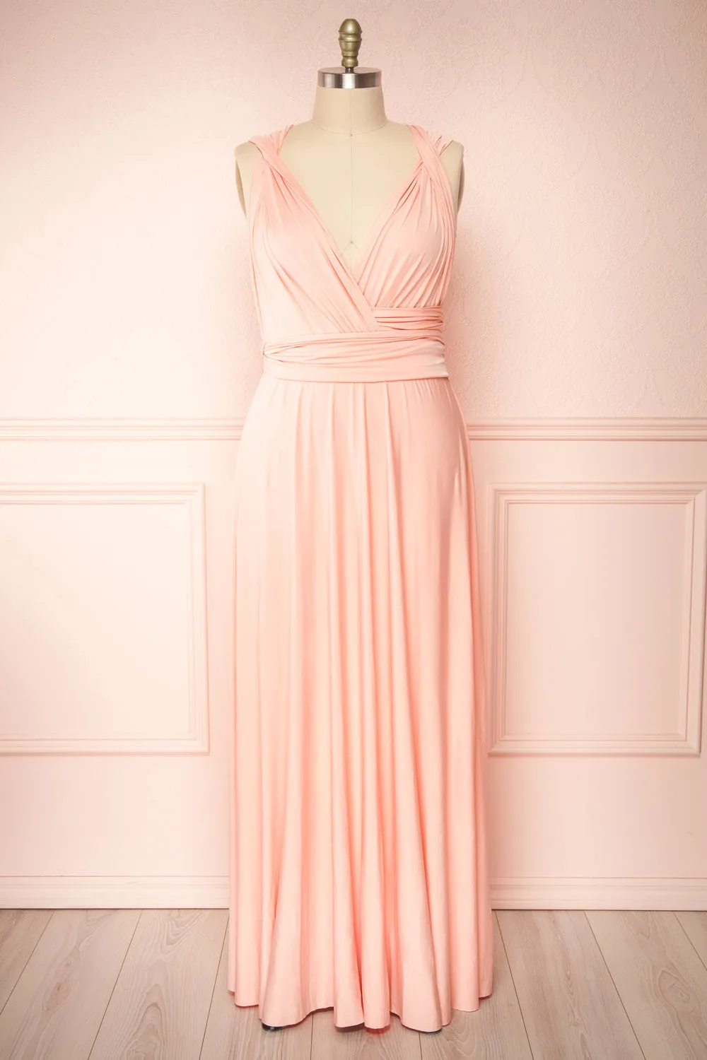 Elatia Blush | Pink Convertible Dress