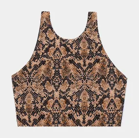 Ella Reversaile Tank Womens Top (Brown)