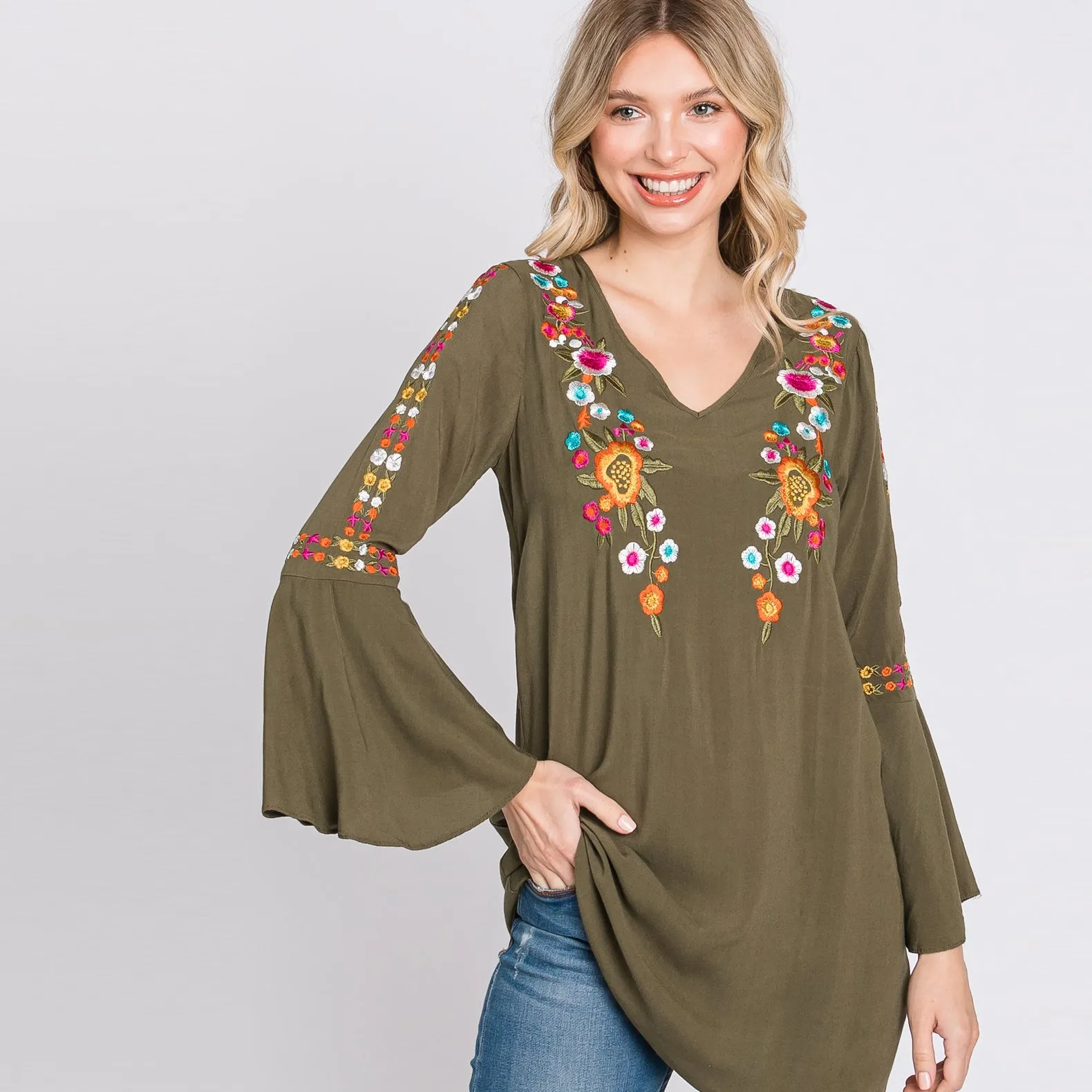 Embroidered Delight Tunic