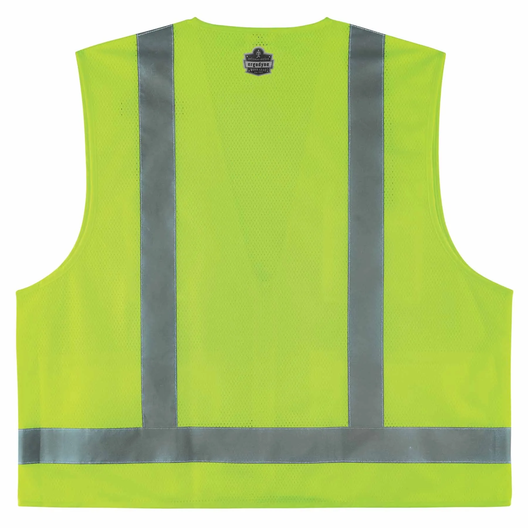 Ergodyne 24509 8249Z-S 5XL Lime Class 2 Economy Surveyors Vest - Single Size