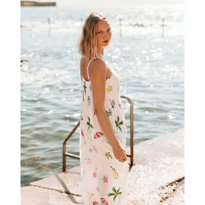 Euro Summer Maxi Dress