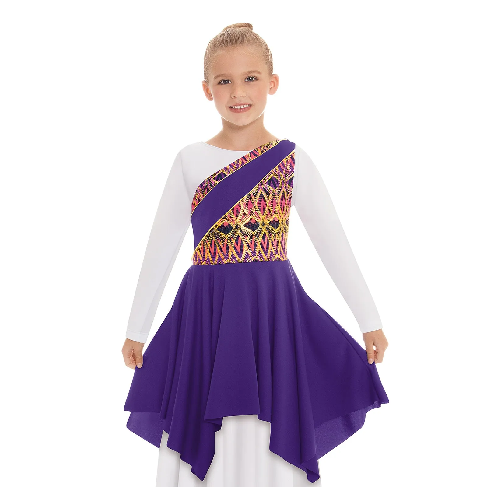 Eurotard Child Joyful Praise Asymmetrical Tunic