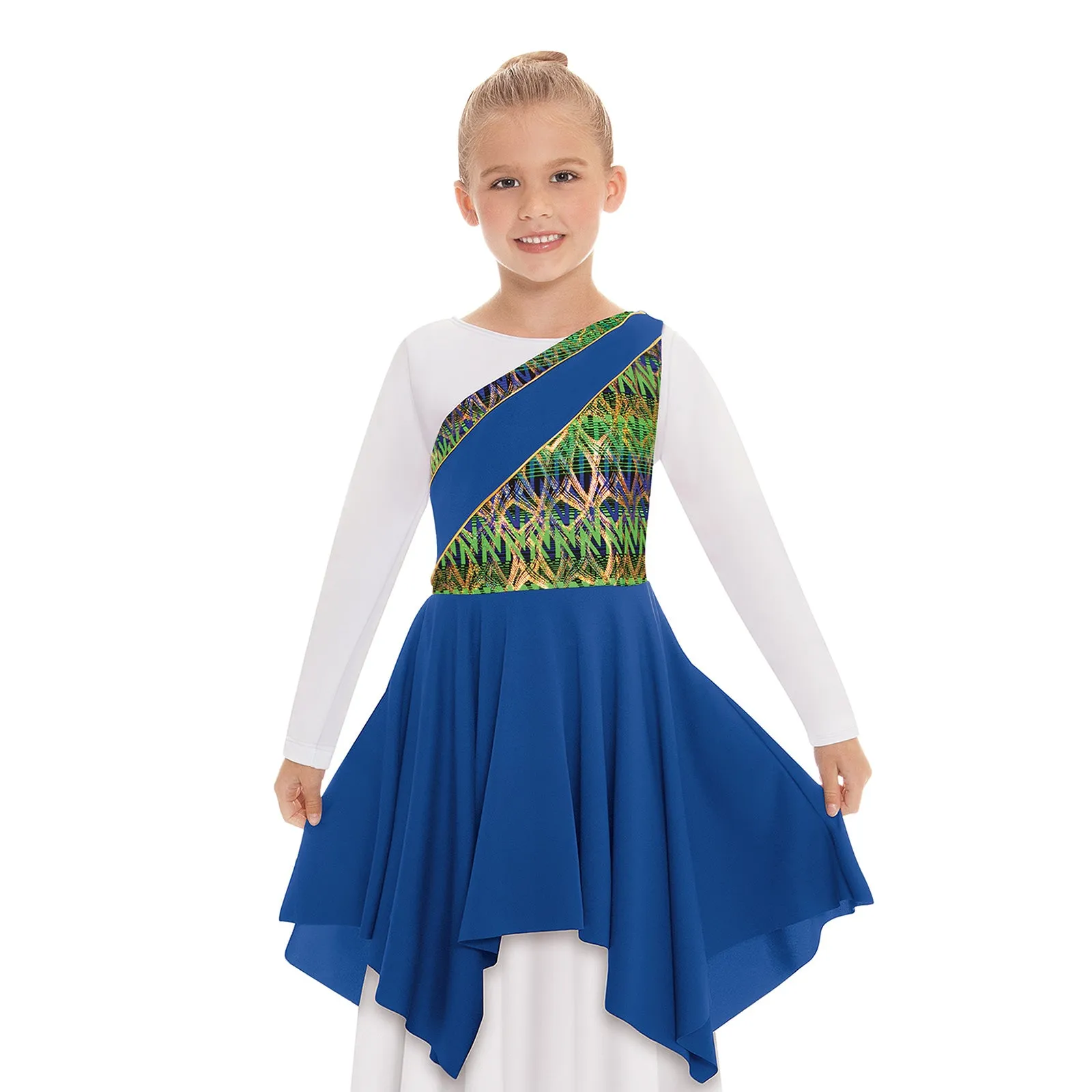 Eurotard Child Joyful Praise Asymmetrical Tunic