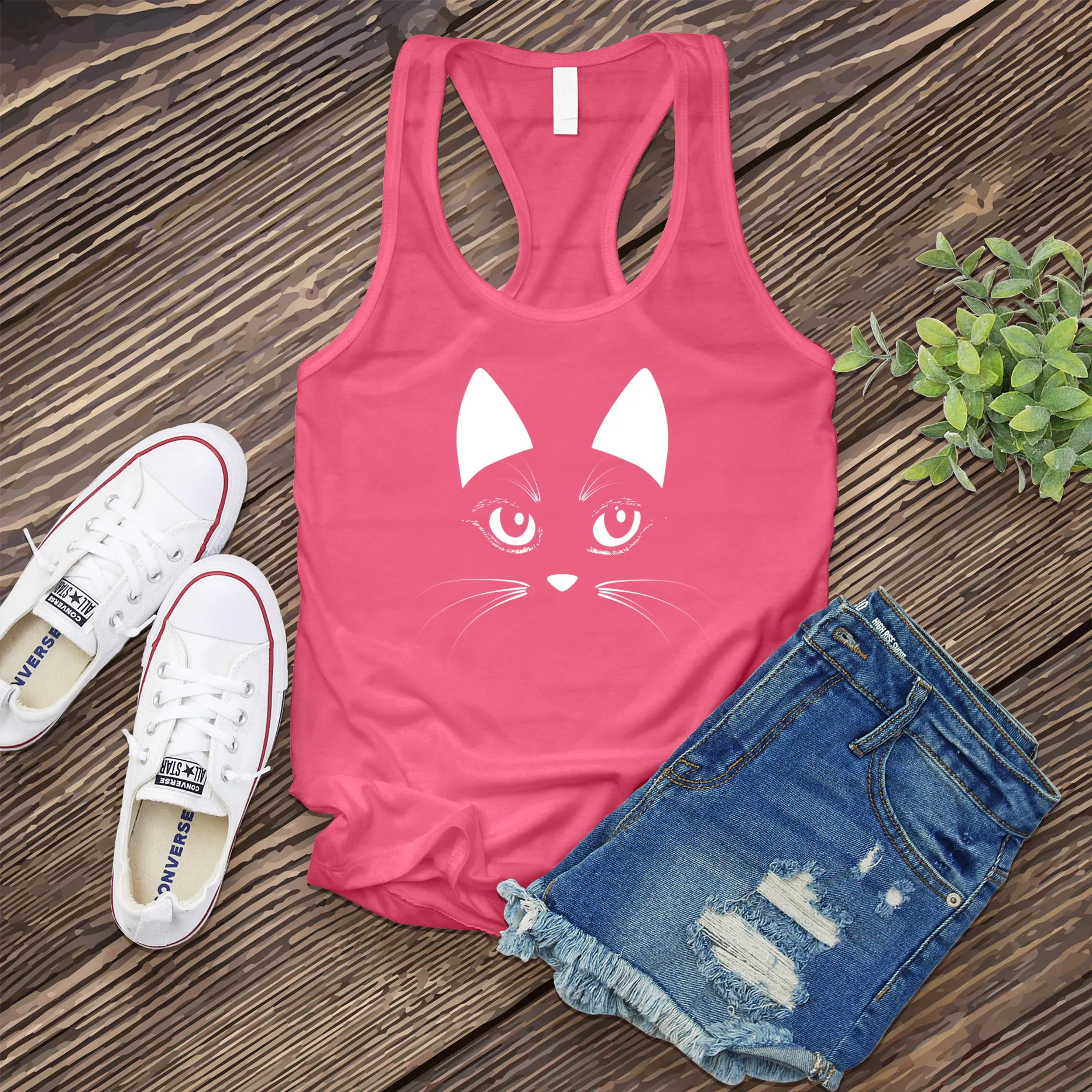 Face of Feline Women's Tank Top