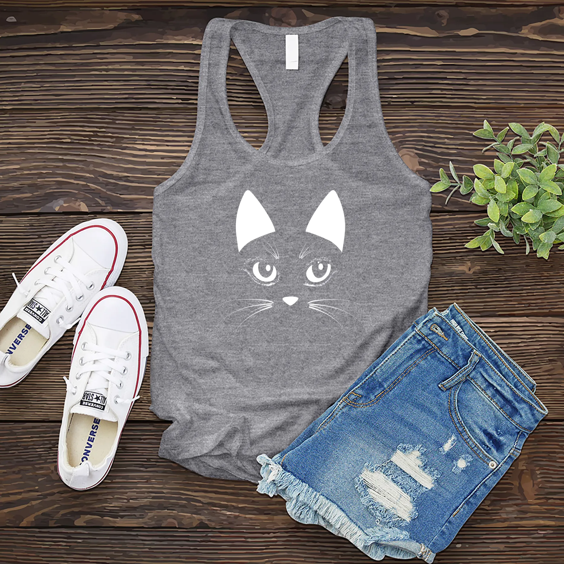 Face of Feline Women's Tank Top