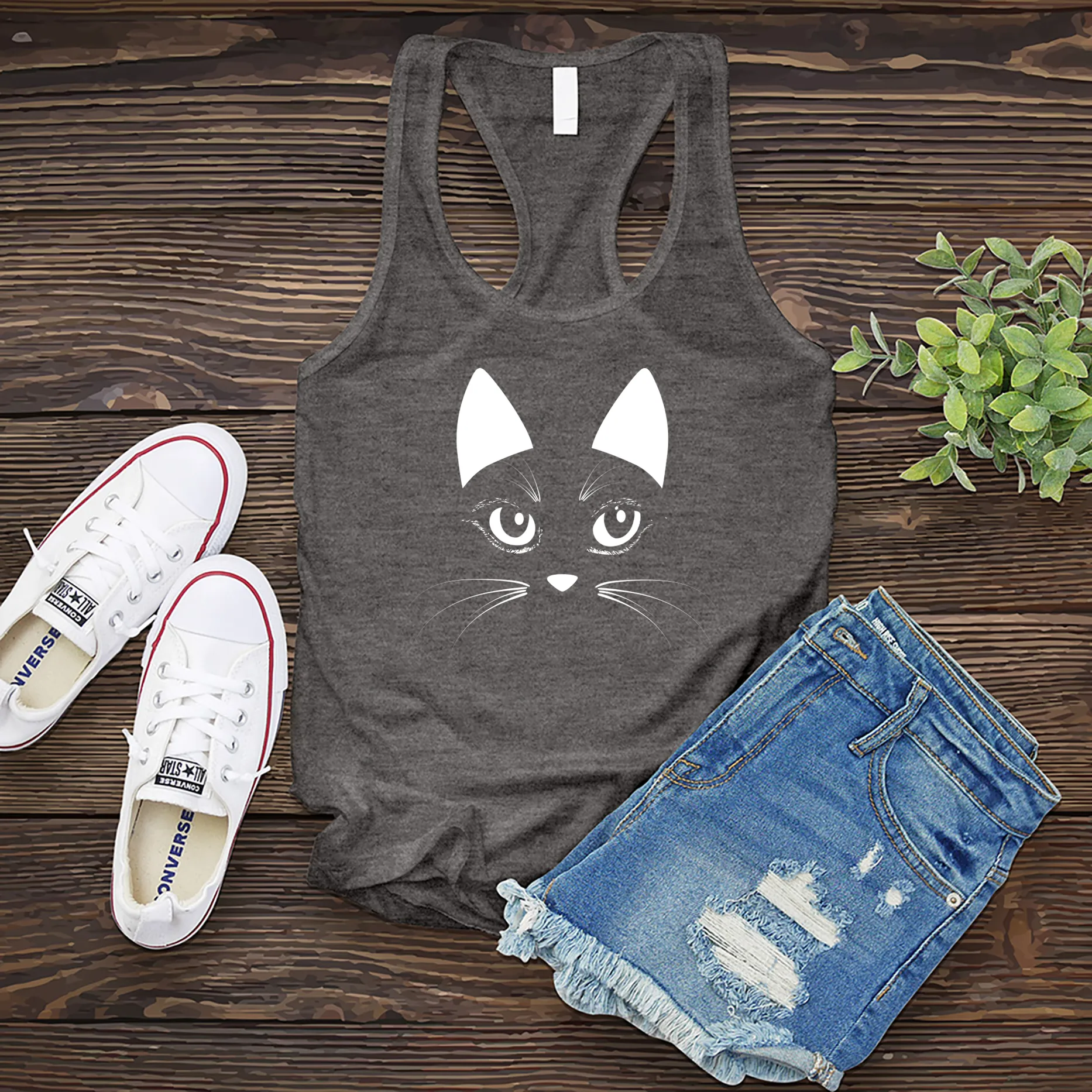 Face of Feline Women's Tank Top