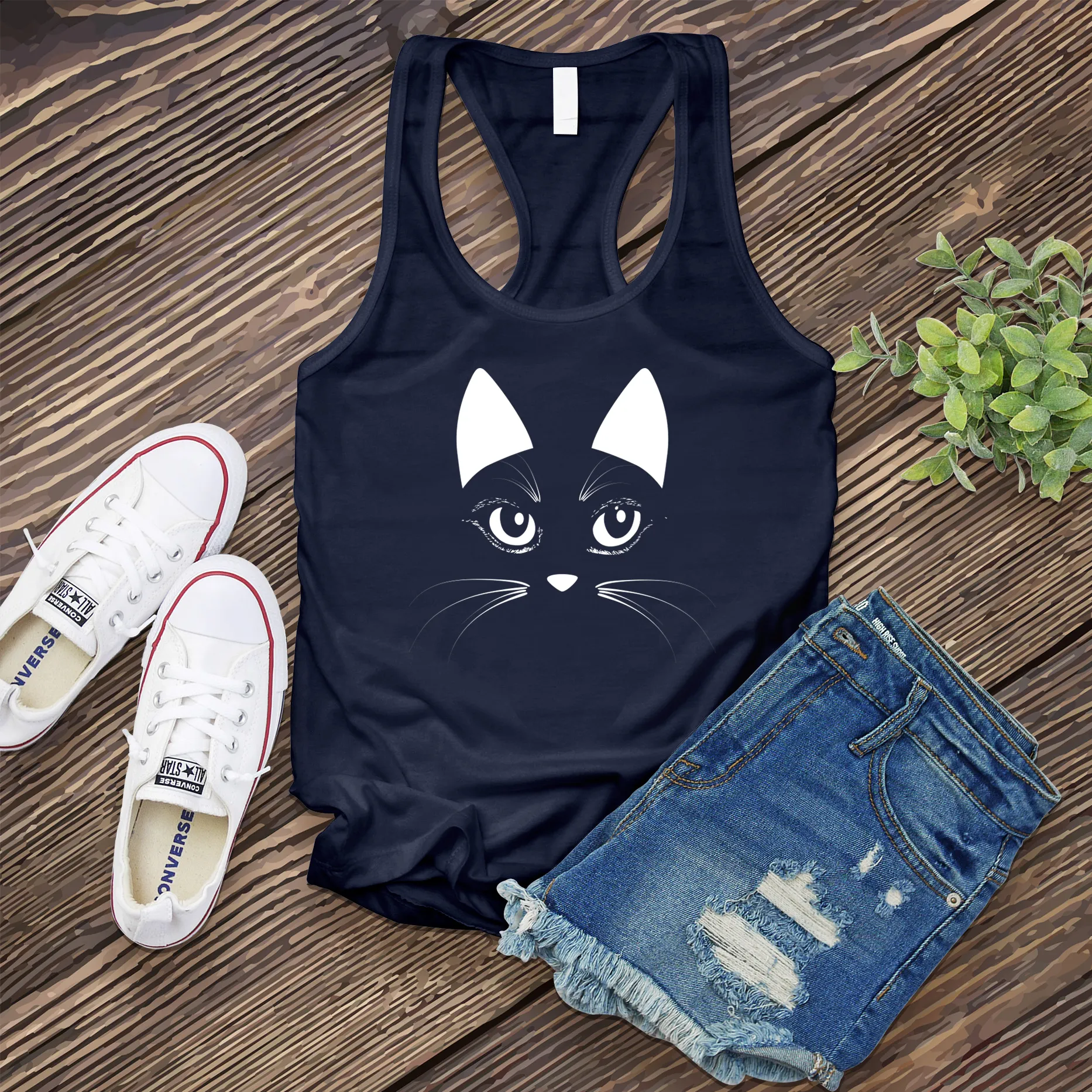 Face of Feline Women's Tank Top