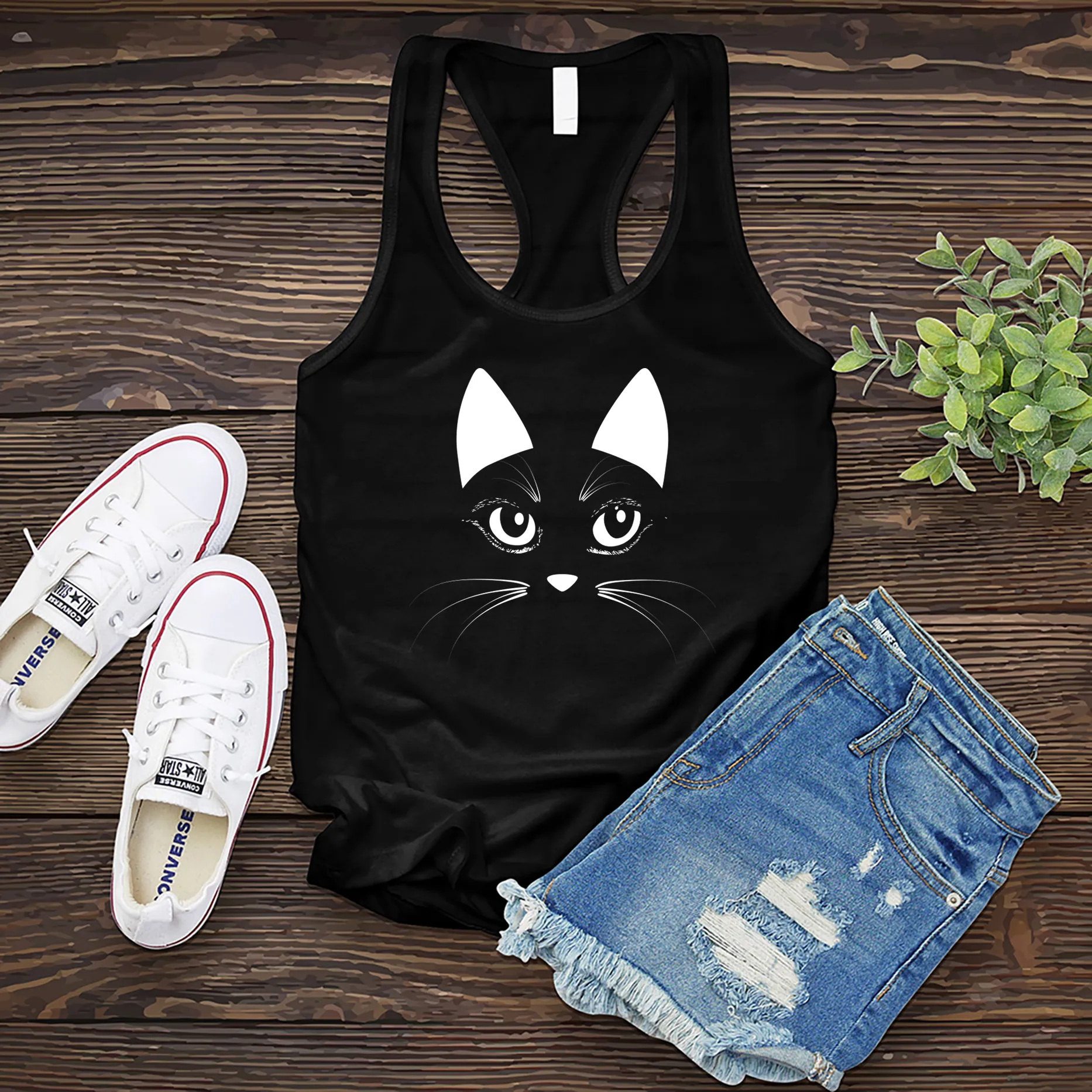 Face of Feline Women's Tank Top