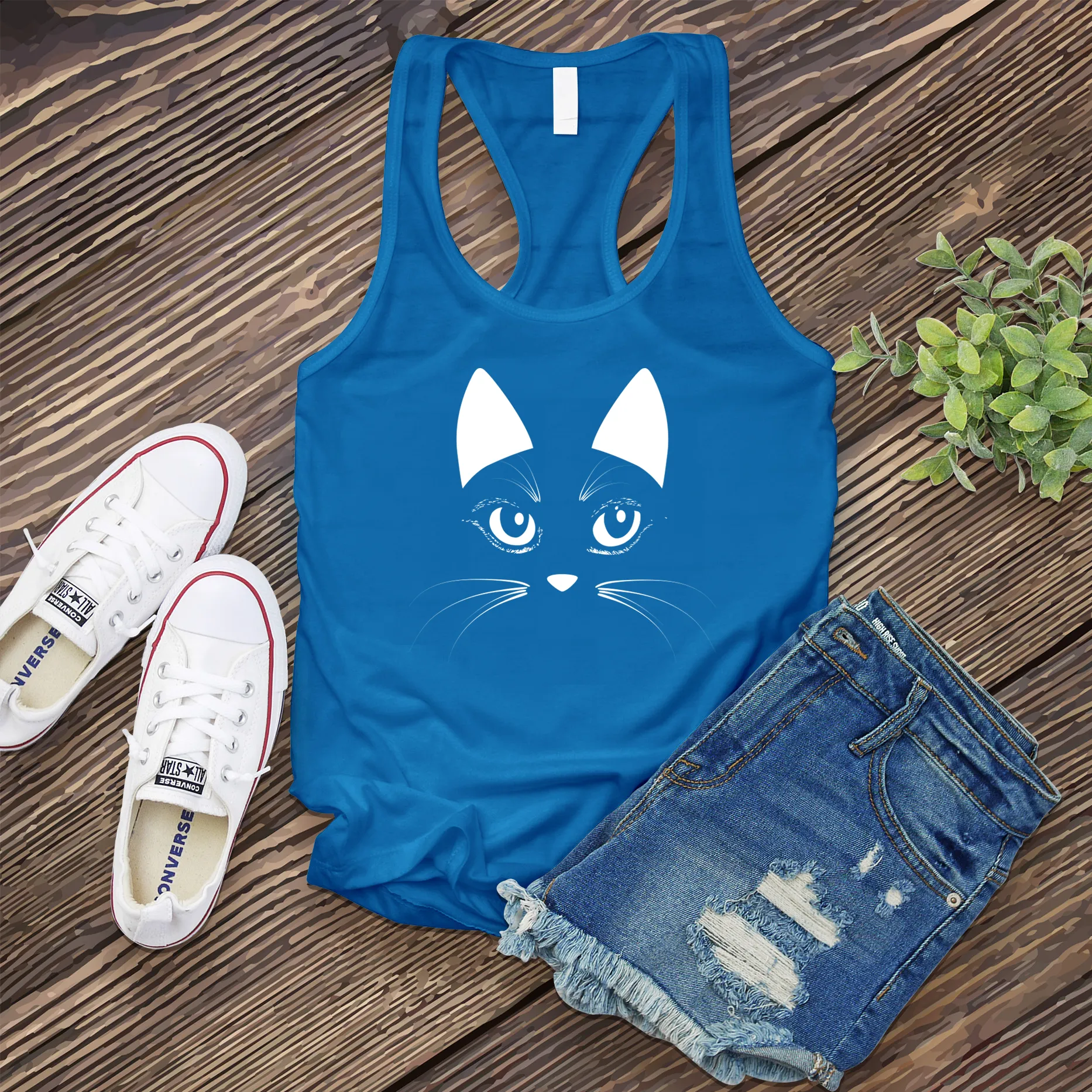 Face of Feline Women's Tank Top