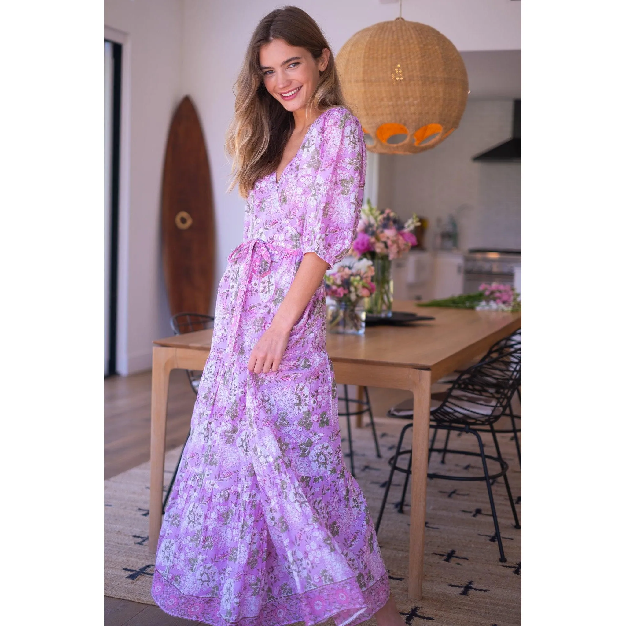 Flora Wrap Dress