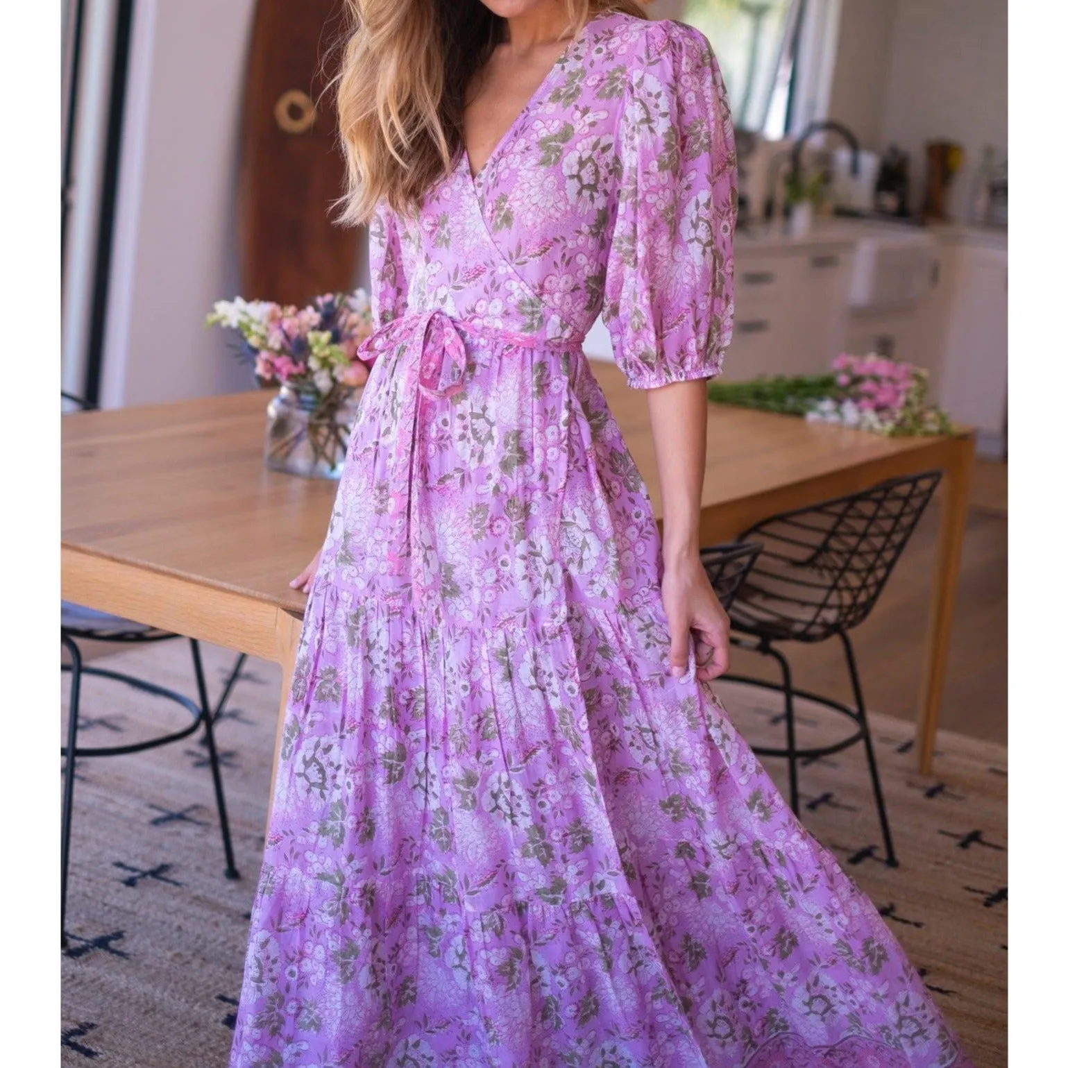 Flora Wrap Dress