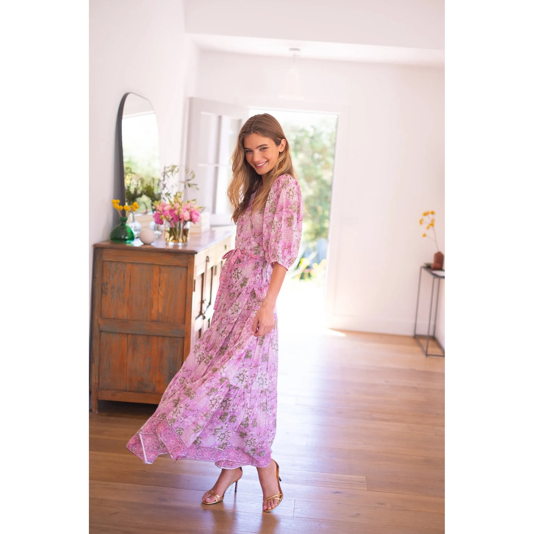 Flora Wrap Dress