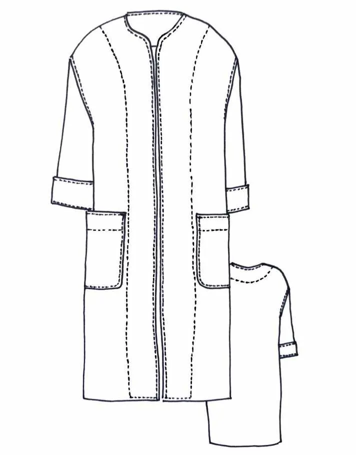 Florence Coat Sewing Pattern, Tessuti