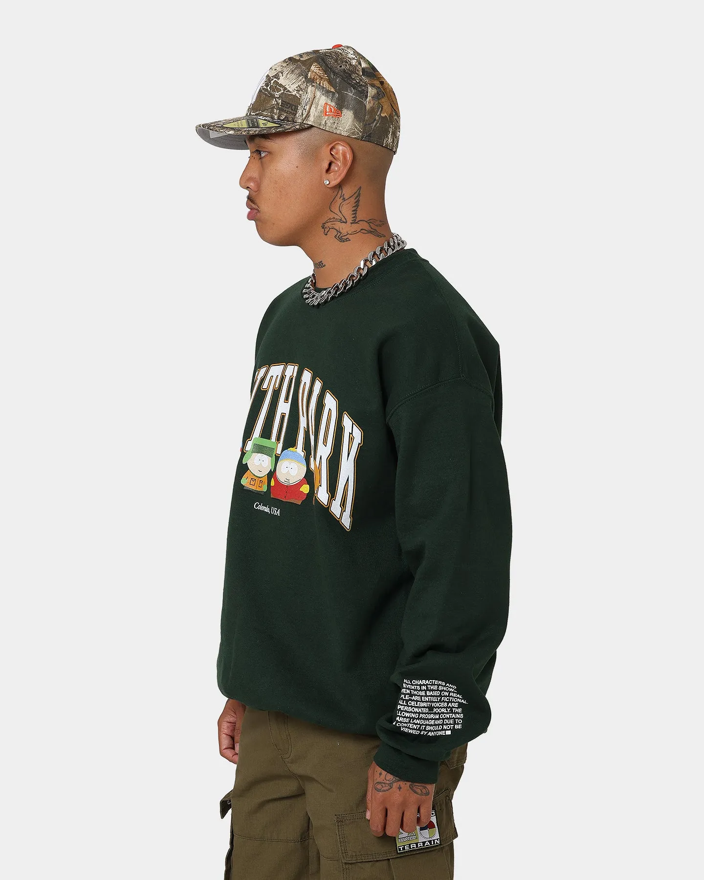 Goat Crew X South Park SP Crewneck Forest Green