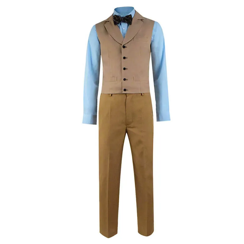 Good Omens Michael Sheen Coat Outfit Full Set Cosplay Costume Halloween 2019