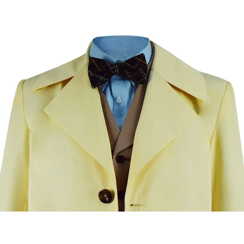 Good Omens Michael Sheen Coat Outfit Full Set Cosplay Costume Halloween 2019