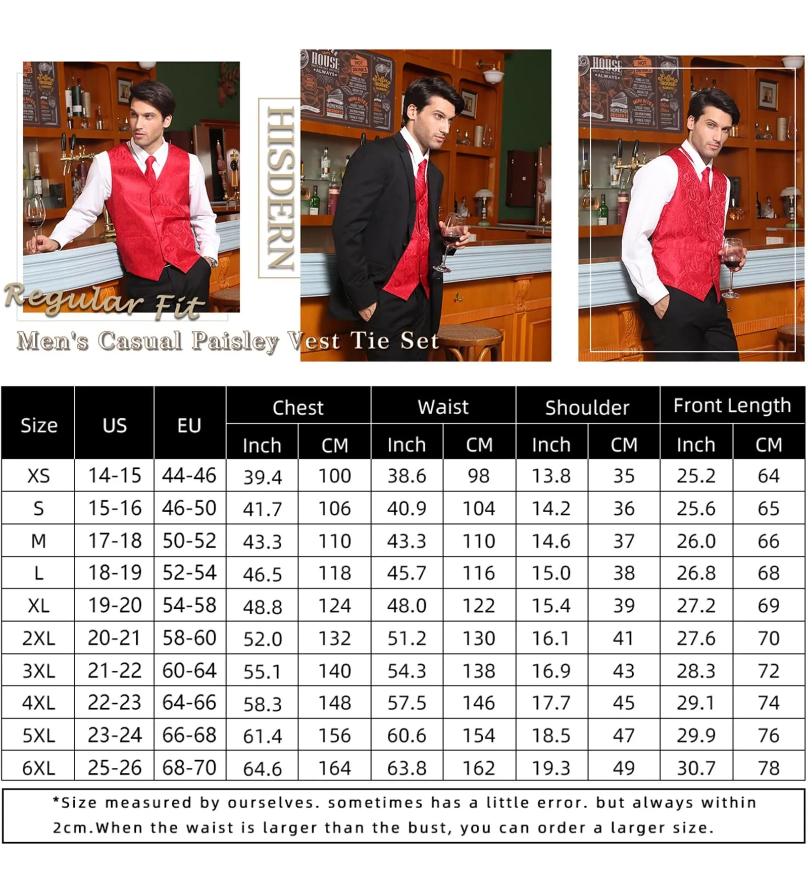 Gothic Lapel Party Vest for Men - GOLD 2/BLACK