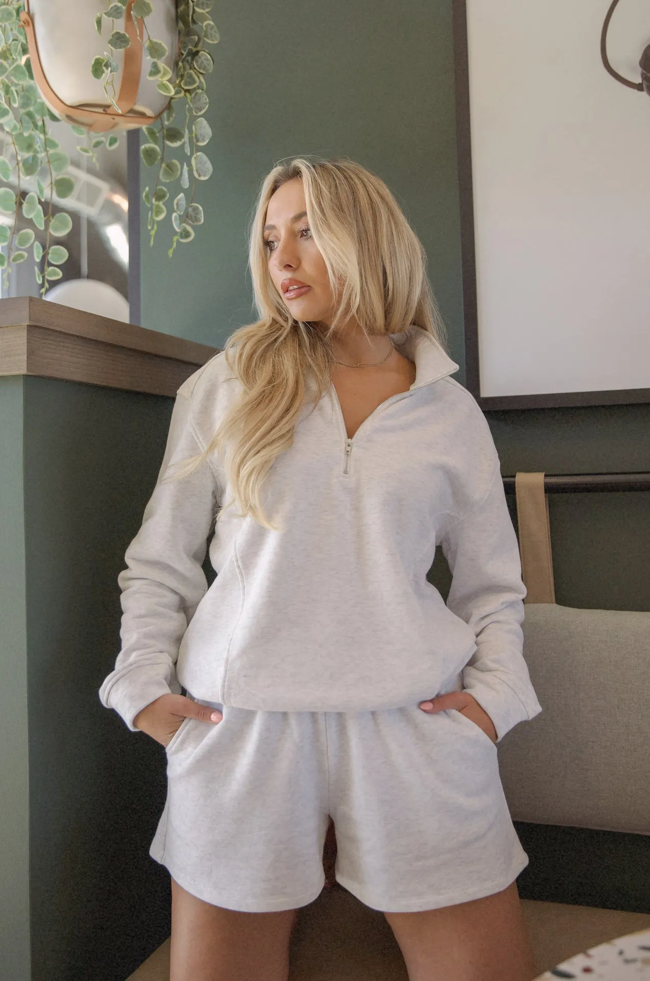 Grey 2 Piece Sweatsuit