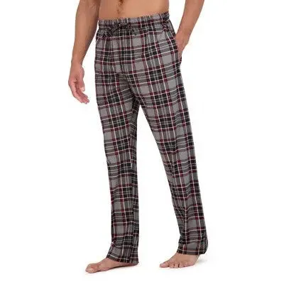 Hanes Originalsen's 2pc Plaid Comfort Fleece Sleep Pajama Set