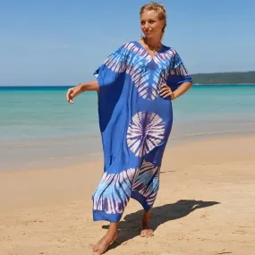 Hathai Tie Dye Kaftan Dress