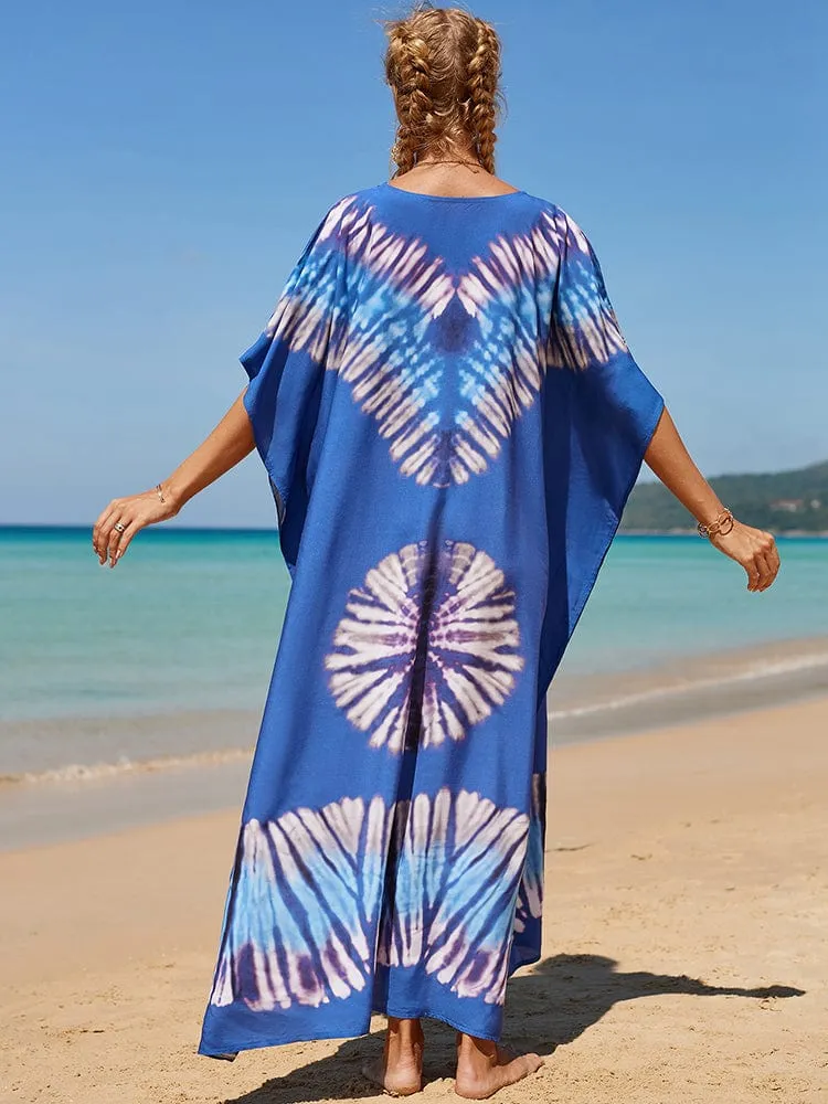 Hathai Tie Dye Kaftan Dress