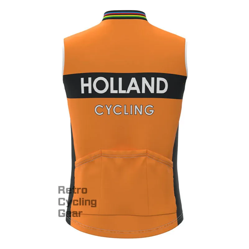 Holland Fleece Retro Cycling Vest