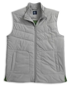 Johnnie-O Fairhaven Quilted Zip Vest - Fossil